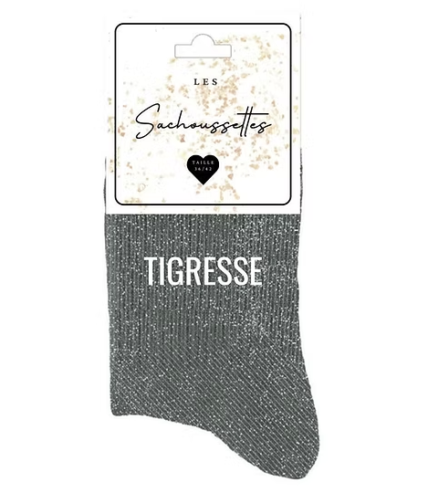 Chaussettes à Motif Tigresse (vert)