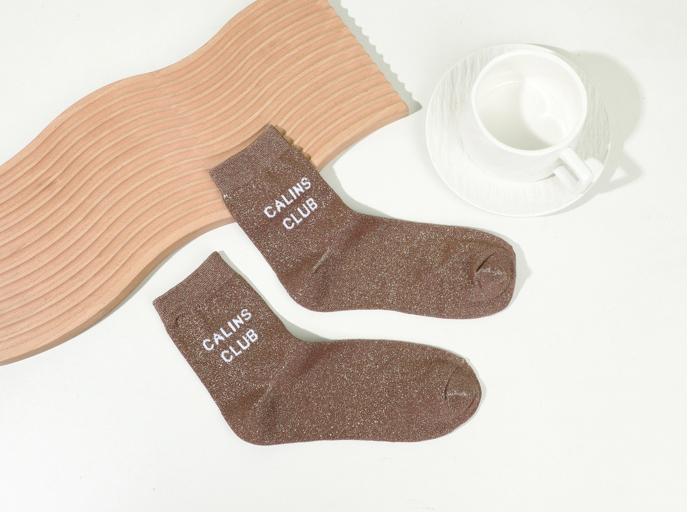 Chaussettes à paillettes Calins club